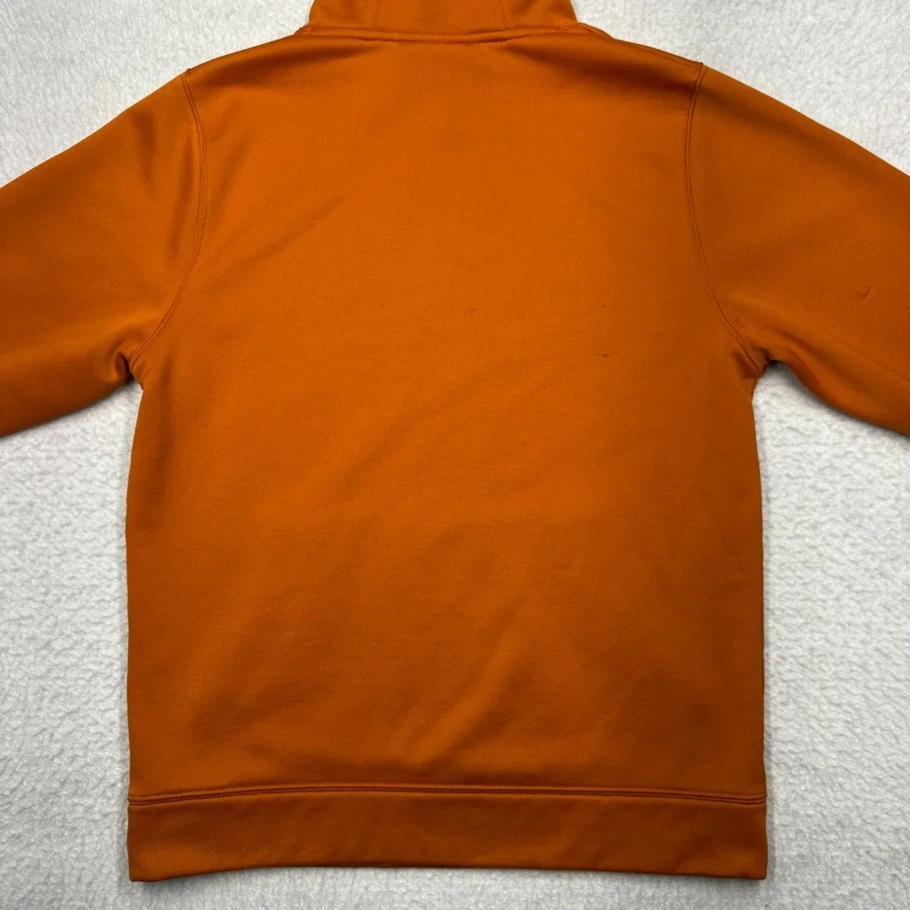 Under Armour Storm Orange and Camo Hoodie Sweater Hunting Men's Size Small - Picture 9 of 11